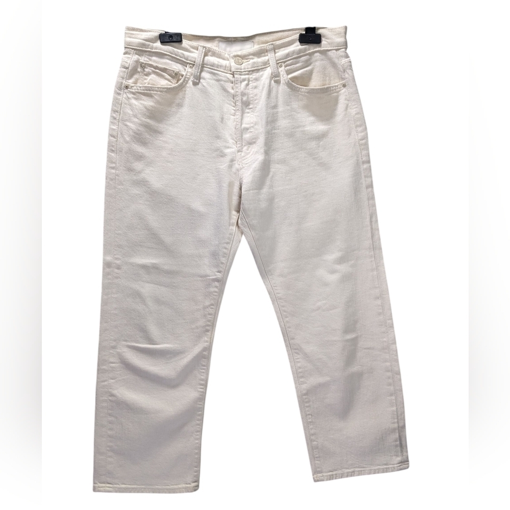 Mother Superior The Ditcher Crop Natural Act Wash Size 28 Jeans Baggy